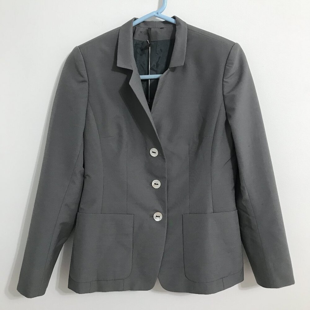 ALGO Gray Classic Blazer Jacket